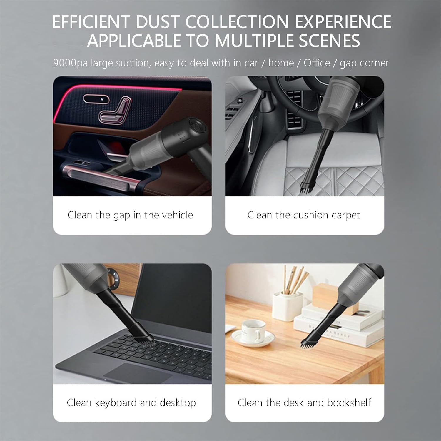 3 in 1 Mini Car Vacuum – Wireless, Rechargeable, Blower & Dust Cleaner for Car, Home & Keyboard 3 in 1 Mini Car Vacuum – Wireless, Rechargeable, Blower & Dust Cleaner for Car, Home & Keyboard